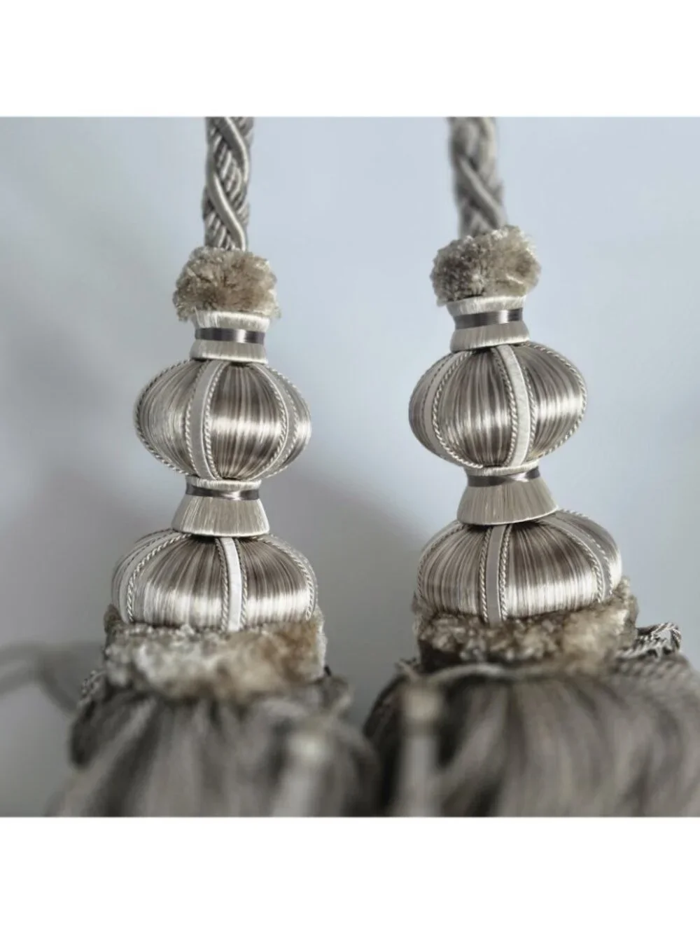 Margaux Double Tassel Tieback Samuel & Sons Passementerie